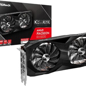 GPU ASROCK AMD RADEON RX 6600 CHALLENGER D 8G 128BITS (RX6600 CLD 8G) 90-GA2RZZ-00UANF